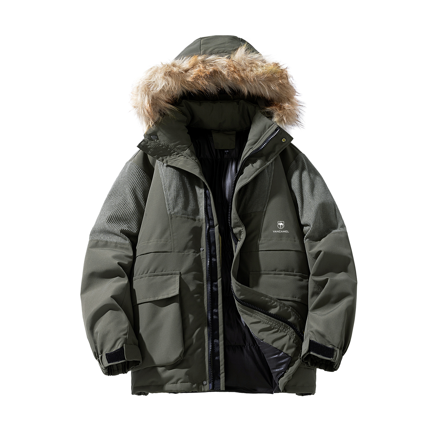 Пуховик Unisex Hooded Thickened Others VanCamel, светло-army зеленый
Пуховик Unisex Hooded Thickened Others VanCamel, светло-army зеленый