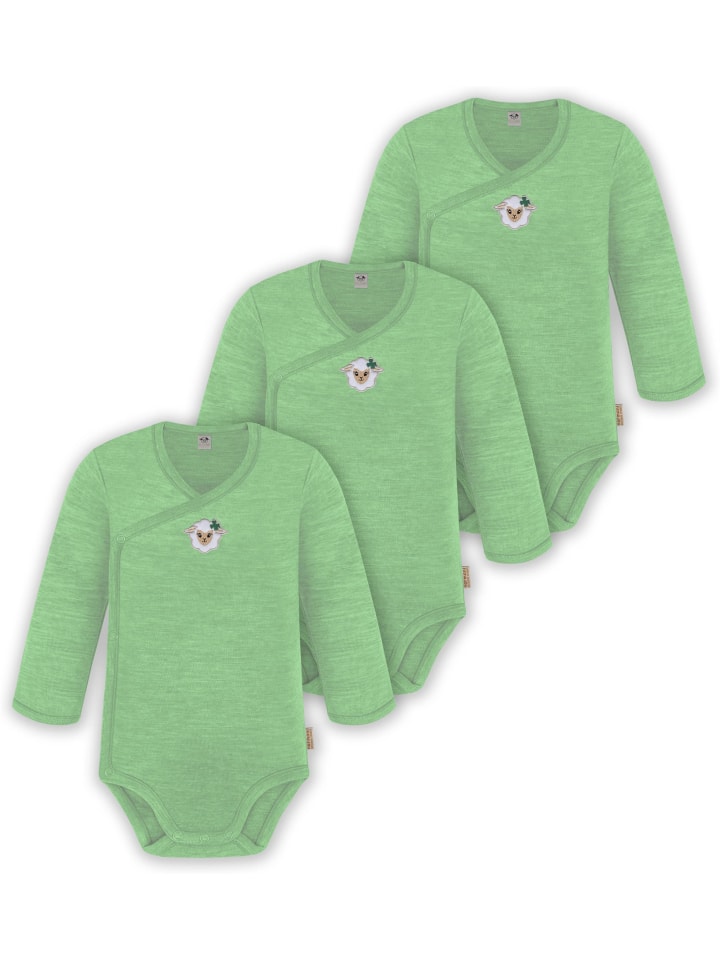 Normani Outdoor Sports Набор из 3 детских бодиков из шерсти мериноса, зеленого цвета
Normani Outdoor Sports Набор из 3 детских бодиков из шерсти мериноса, зеленого цвета