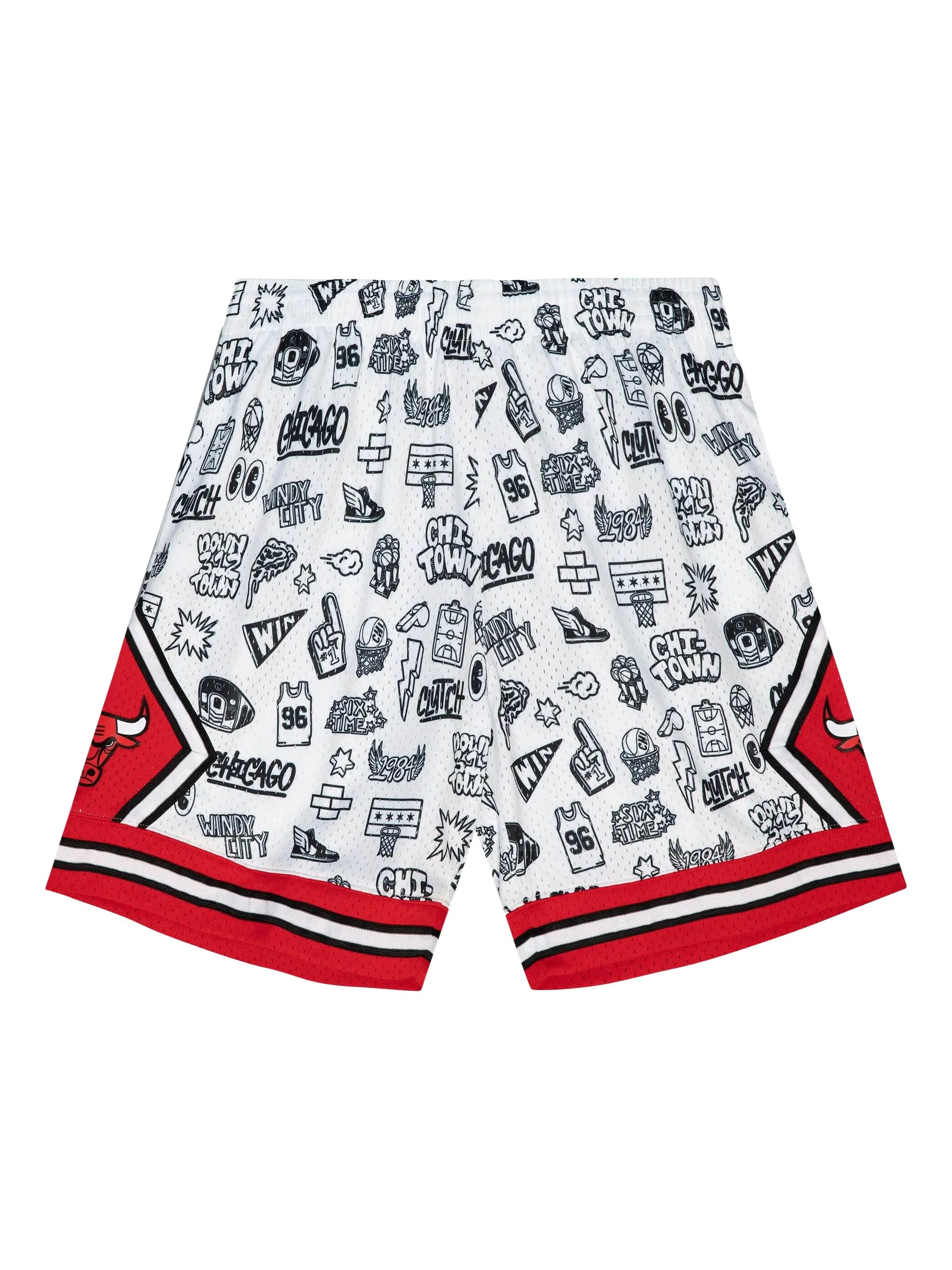 Шорты Chicago Bulls 1997 Doodle Swingman из коллаборации с NBA Mitchell & Ness, белый
Шорты Chicago Bulls 1997 Doodle Swingman из коллаборации с NBA Mitchell & Ness, белый