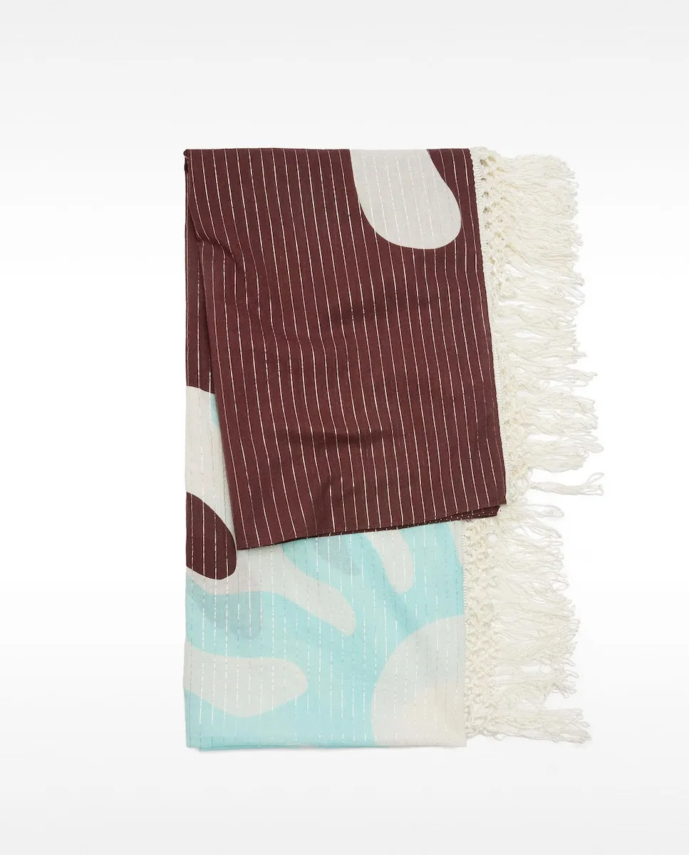 Женское парео с принтами и декоративной бахромой Parfois, темно-коричневый
Женское парео с принтами и декоративной бахромой Parfois, темно-коричневый