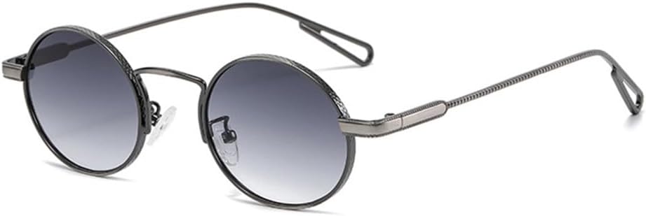 Ретро металлические овальные солнцезащитные очки для женщин, градиентные линзы, защита от УФ-излучения UV400, панк-солнцезащитные очки для мужчин LANGSER, Gun Gray Gradient
Ретро металлические овальные солнцезащитные очки для женщин, градиентные линзы, защита от УФ-излучения UV400, панк-солнцезащитные очки для мужчин LANGSER, Gun Gray Gradient