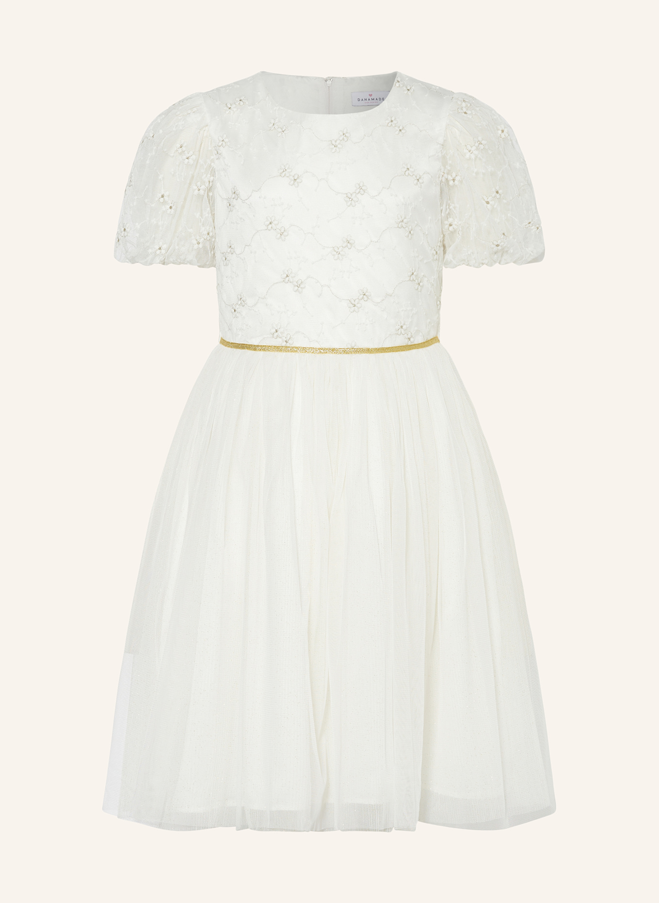 Платье из тюля с блестящей пряжей Danamade, бежевый
Платье из тюля с блестящей пряжей Danamade, бежевый