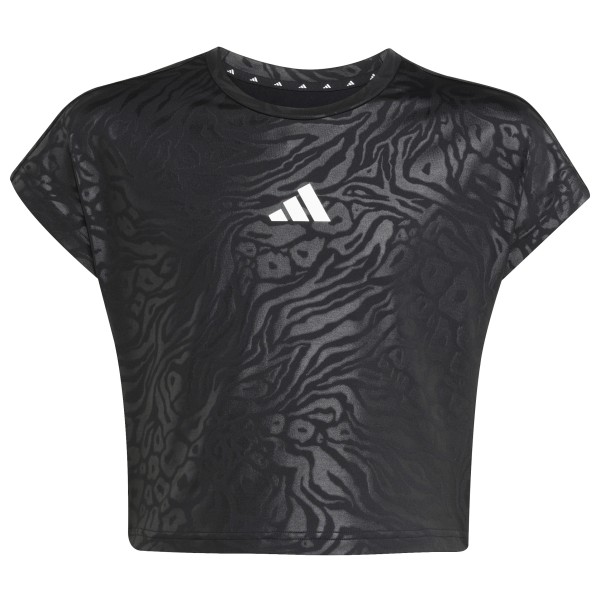 Детская спортивная укороченная футболка с анималистичным принтом Adidas, мультиколор
Детская спортивная укороченная футболка с анималистичным принтом Adidas, мультиколор