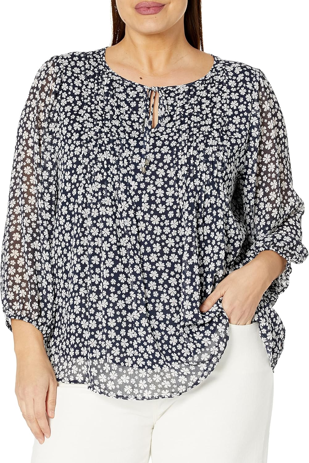 Женская блузка Tommy Hilfiger Plus с длинным рукавом и завязкой, Sky Capt Multi
Женская блузка Tommy Hilfiger Plus с длинным рукавом и завязкой, Sky Capt Multi