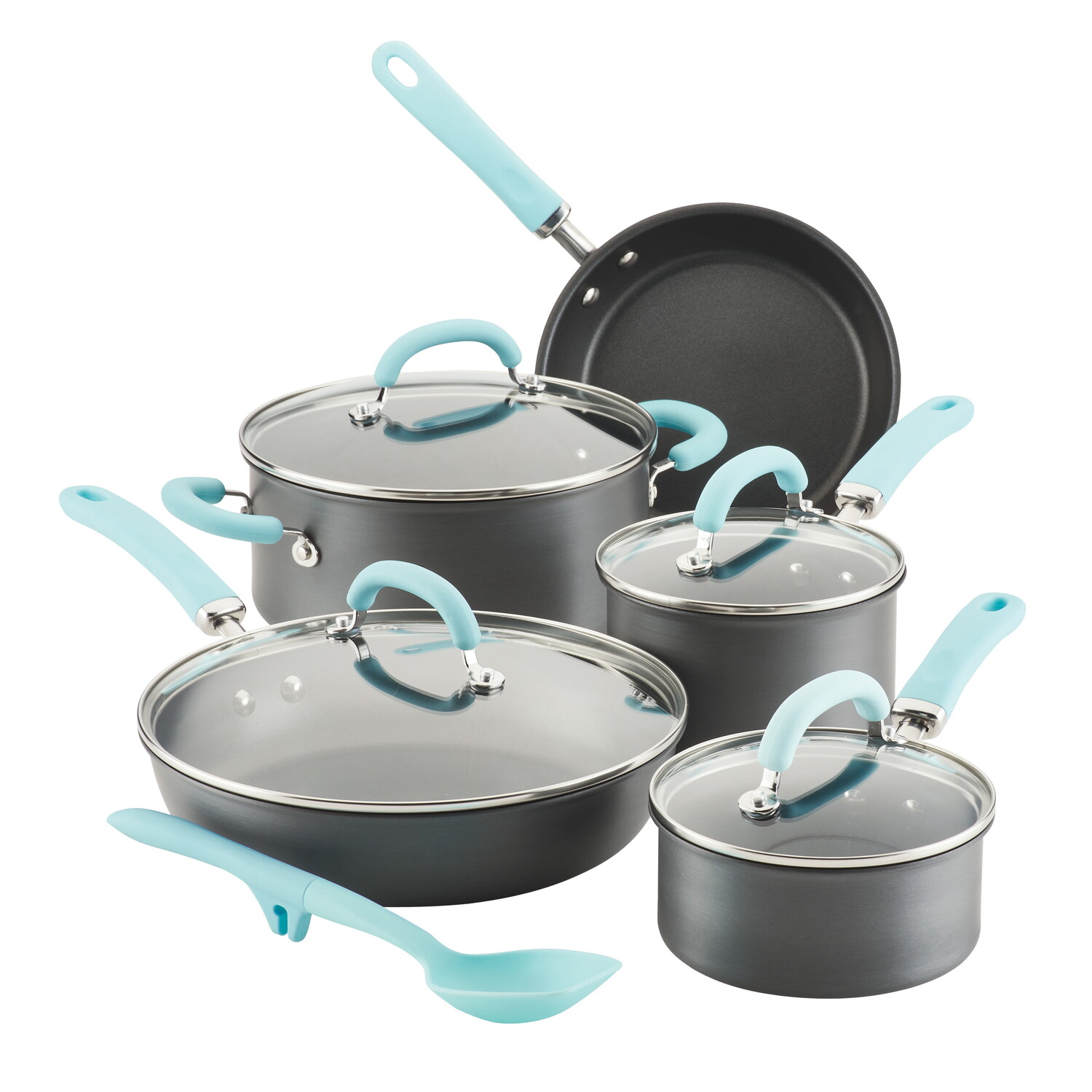 Набор индукционных кастрюль и сковородок Rachael Ray Create Delicious, 10 предметов
Набор индукционных кастрюль и сковородок Rachael Ray Create Delicious, 10 предметов