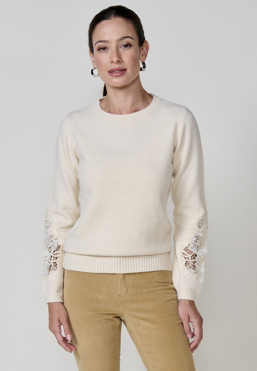 Джемпер Koroshi CON MANGA ABULLONADA, Crudo Off-White/Off-White
Джемпер Koroshi CON MANGA ABULLONADA, Crudo Off-White/Off-White