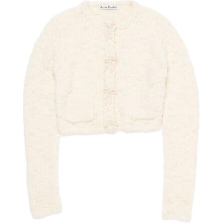 Acne Studios SS25 Вязаный свитер Women's White
Acne Studios SS25 Вязаный свитер Women's White