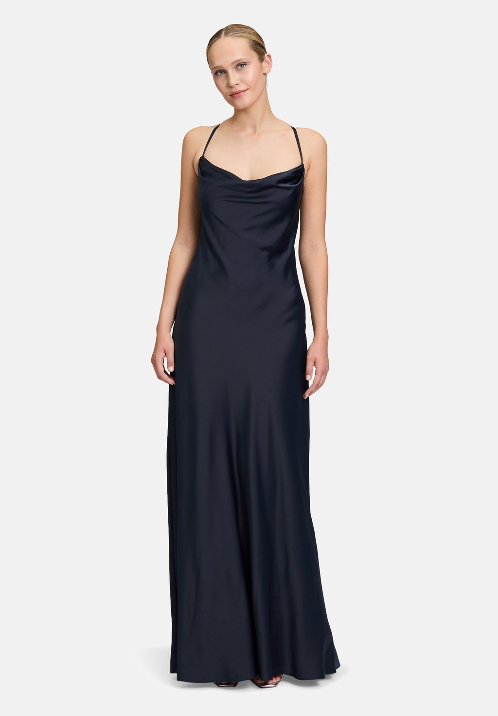 Платье MIT WASSERFALLAUSSCHNITT Vera Mont, синий
Платье MIT WASSERFALLAUSSCHNITT Vera Mont, синий