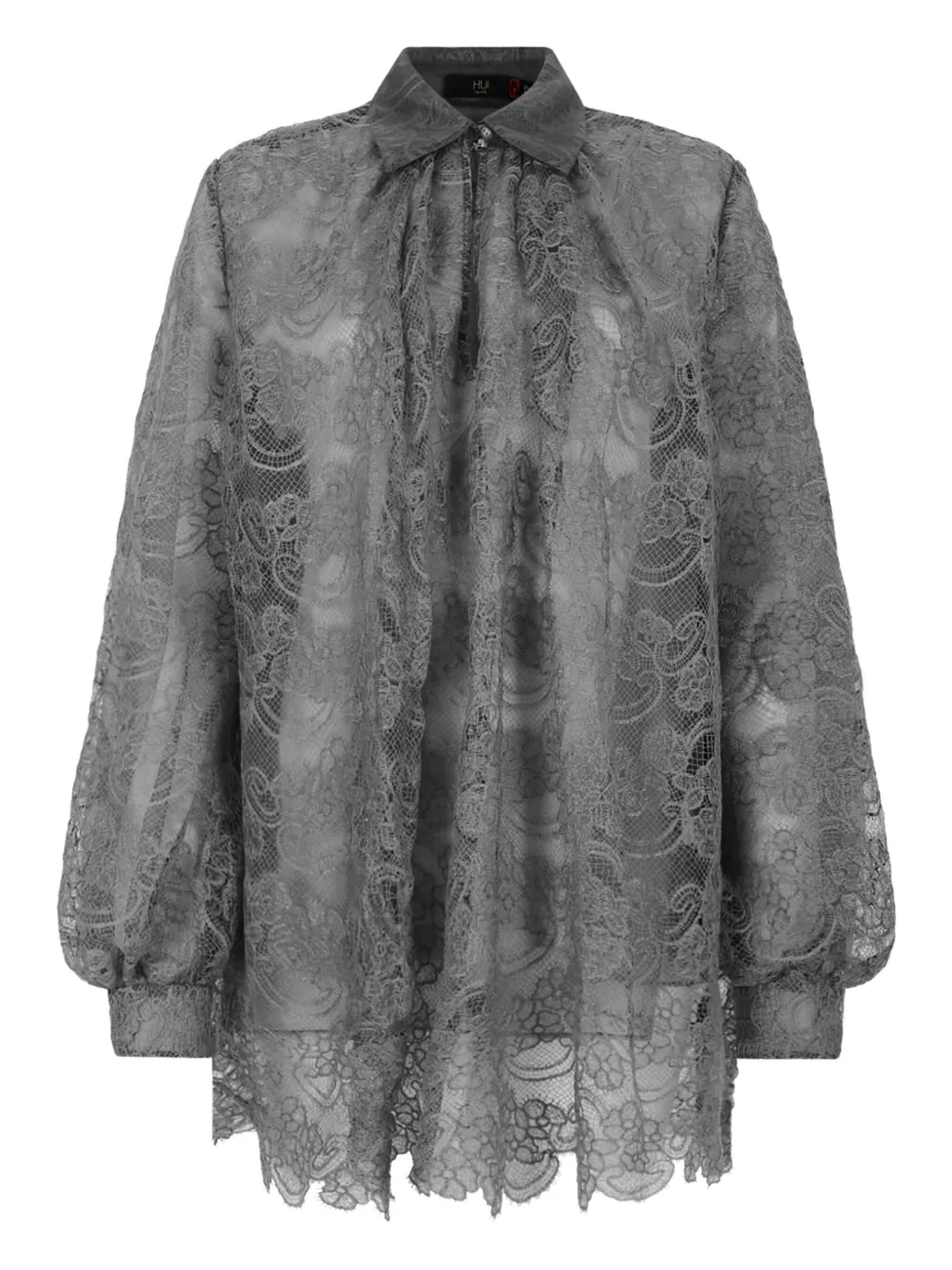 Рубашка с длинными рукавами из кружева Hui Milano, серый
Рубашка с длинными рукавами из кружева Hui Milano, серый