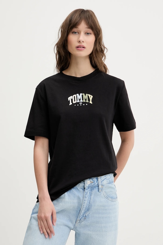 Хлопковая футболка Tommy Jeans, черный
Хлопковая футболка Tommy Jeans, черный