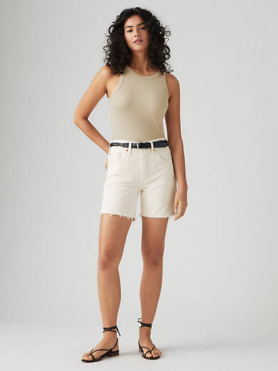 Женские шорты 501 Original Fit с высокой посадкой и длиной до середины бедра Levi's, цвет No Damage - White
Женские шорты 501 Original Fit с высокой посадкой и длиной до середины бедра Levi's, цвет No Damage - White