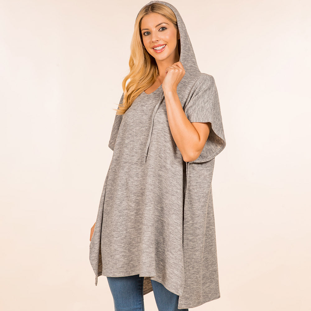 Уютное худи-пончо TRUEDAMES, серый
Уютное худи-пончо TRUEDAMES, серый