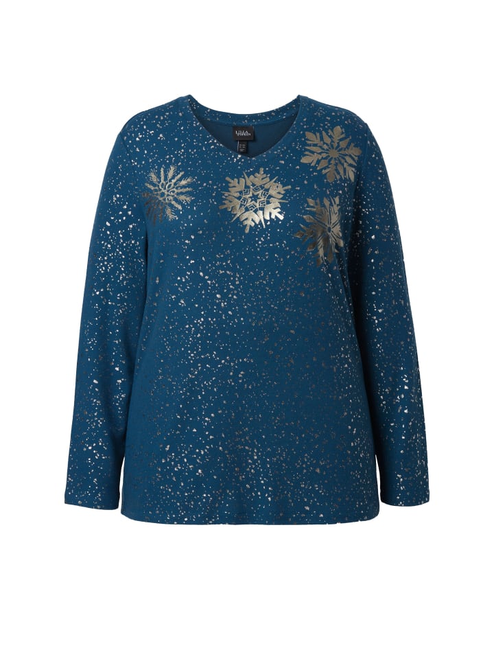 Толстовка в бензиновом цвете Ulla Popken
Толстовка в бензиновом цвете Ulla Popken