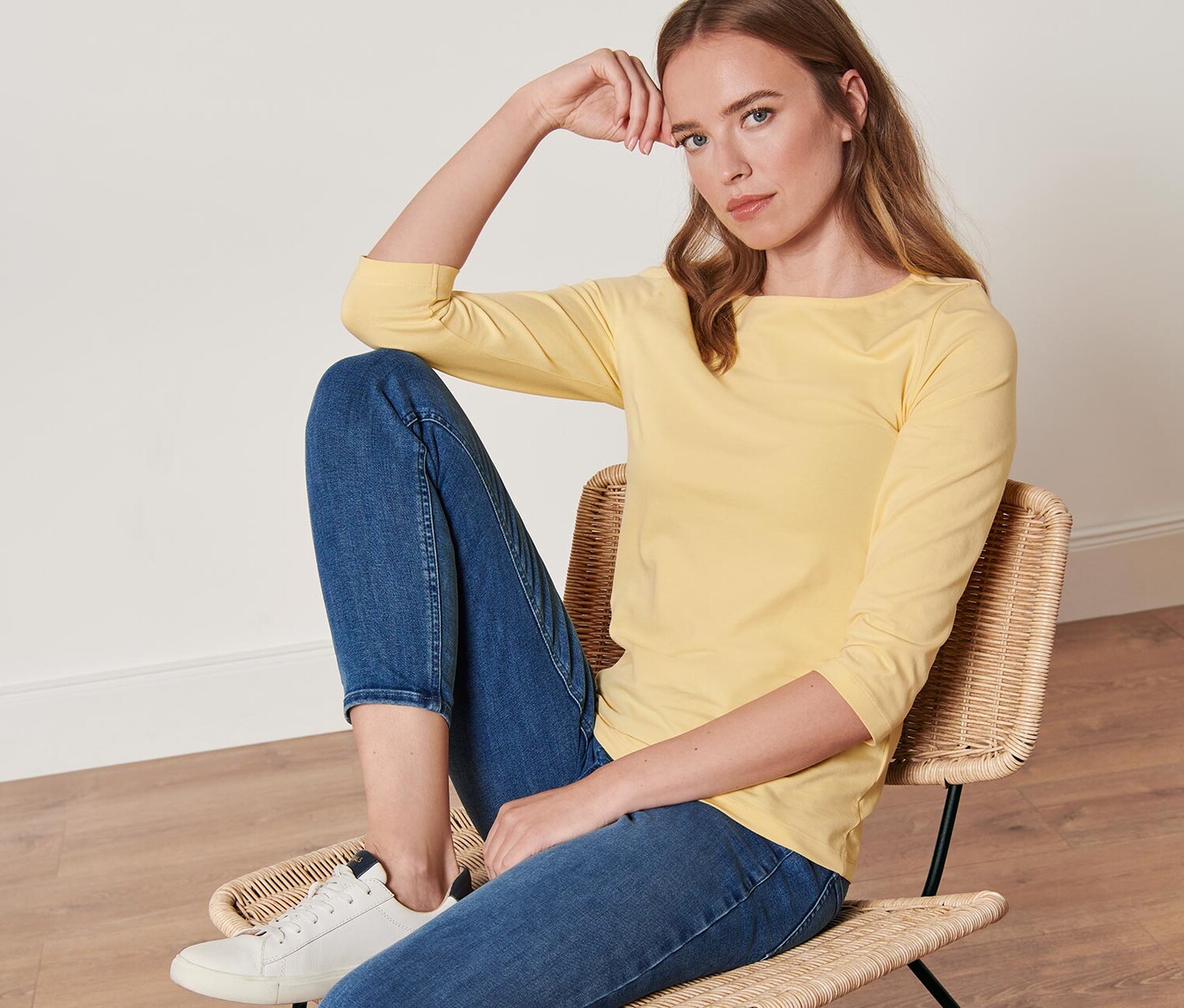 Рубашка с рукавом 3/4 Tchibo, желтый
Рубашка с рукавом 3/4 Tchibo, желтый