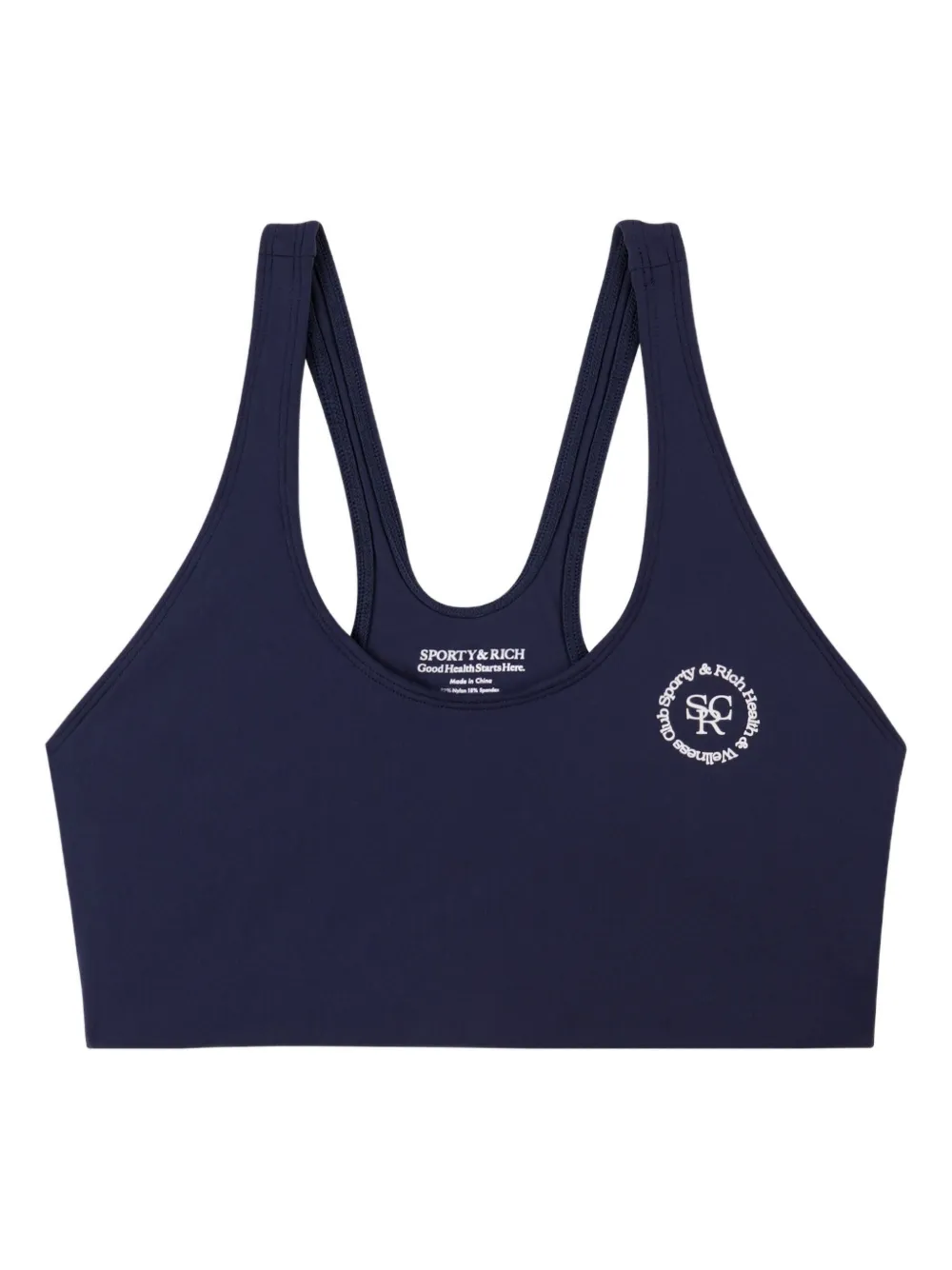 Спортивный бюстгальтер с борцовской спинкой Sporty & Rich, синий
Спортивный бюстгальтер с борцовской спинкой Sporty & Rich, синий
