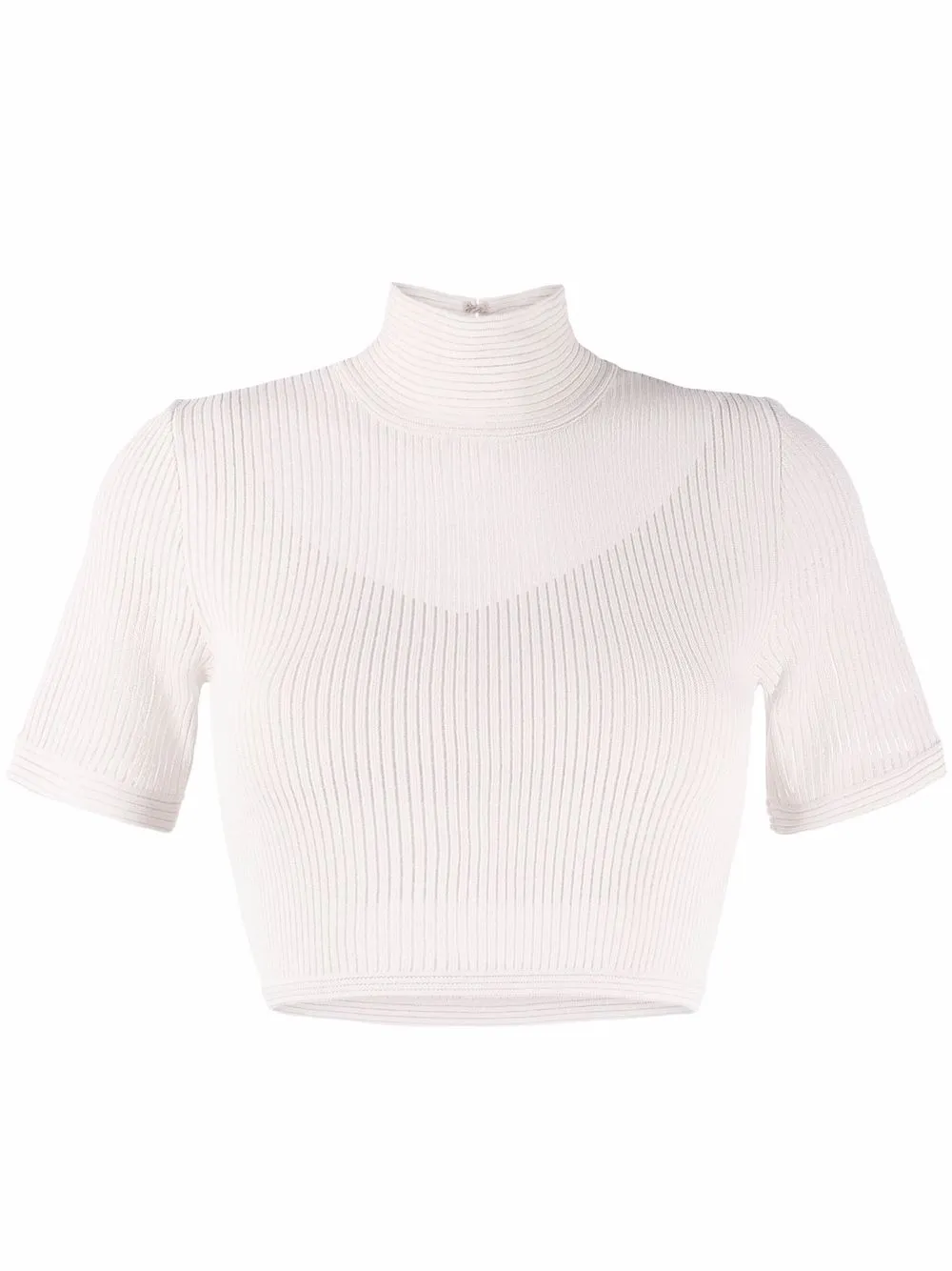 Укороченный трикотажный топ FENDI, нейтральный
Укороченный трикотажный топ FENDI, нейтральный