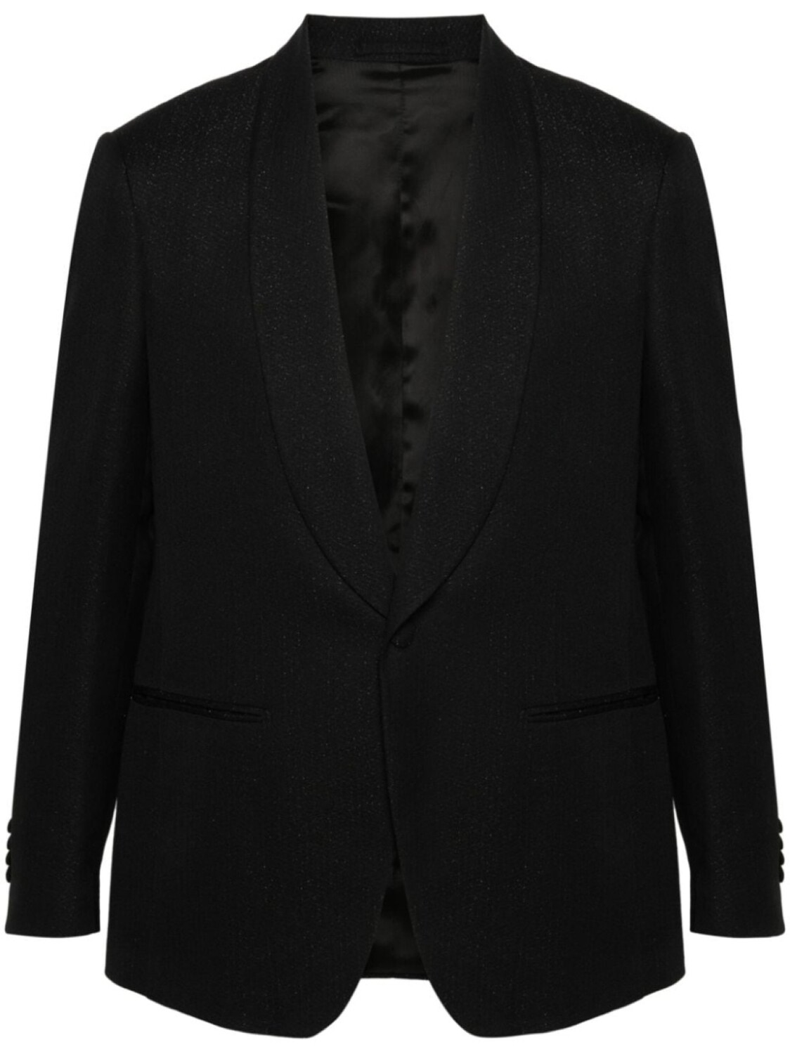 Lardini пиджак с металлизированной нитью, черный
Lardini пиджак с металлизированной нитью, черный