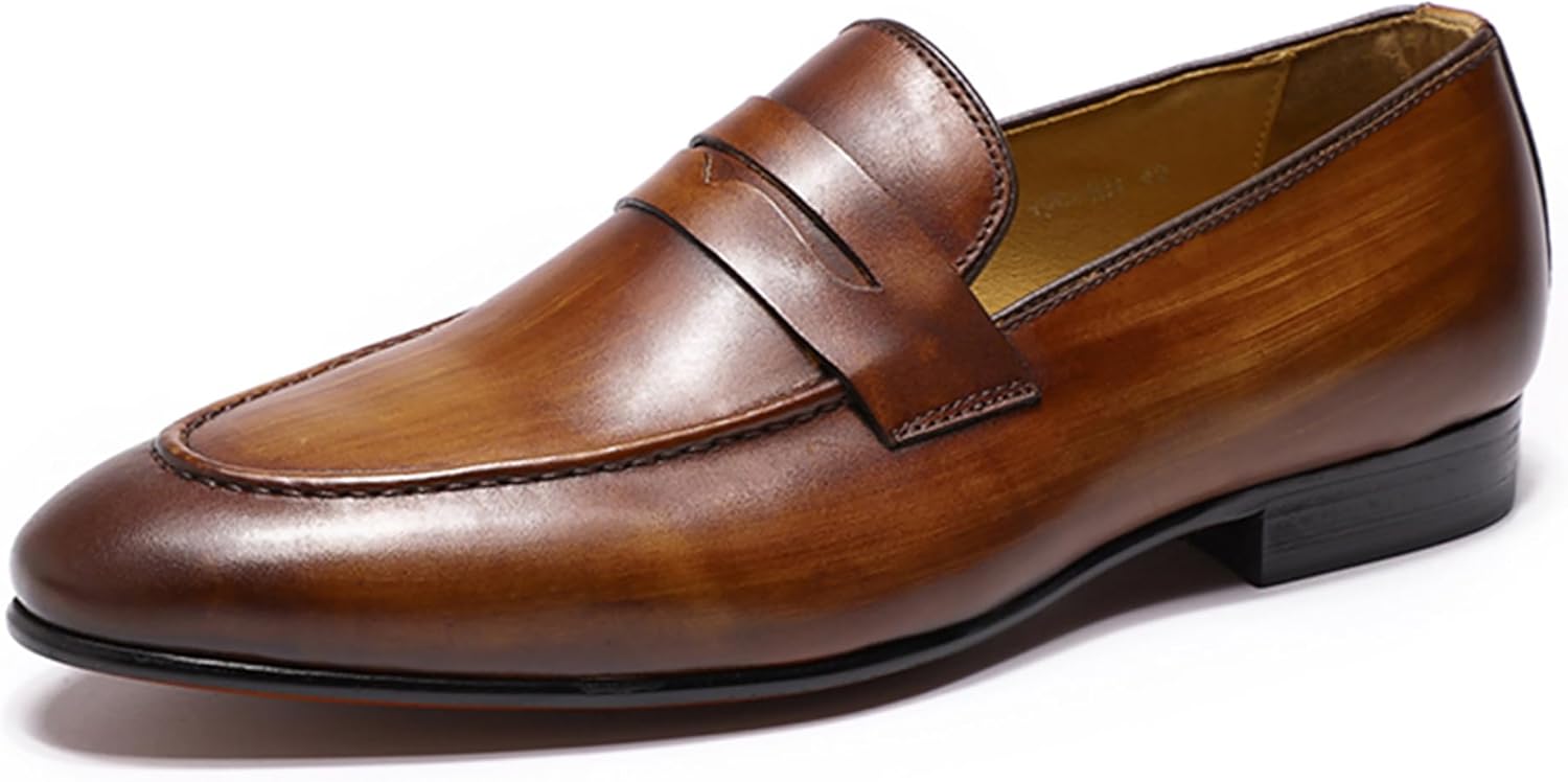Мужские лоферы Santimon, слипоны, повседневные и праздничные туфли, из натуральной кожи, лоферы с монеткой, модные мужские обувь для свадьбы, смокинга, делового костюма, комфортные прогулочные туфли, коричневый
Мужские лоферы Santimon, слипоны, повседневные и праздничные туфли, из натуральной кожи, лоферы с монеткой, модные мужские обувь для свадьбы, смокинга, делового костюма, комфортные прогулочные туфли, коричневый