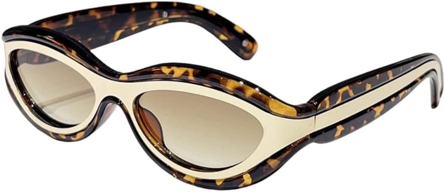 2027 - Модные овальные солнцезащитные очки для женщин и мужчин, леопардовый принт, черная оправа, винтажный повседневный стиль, защита от солнца UV400 MTZJH, One Color
2027 - Модные овальные солнцезащитные очки для женщин и мужчин, леопардовый принт, черная оправа, винтажный повседневный стиль, защита от солнца UV400 MTZJH, One Color