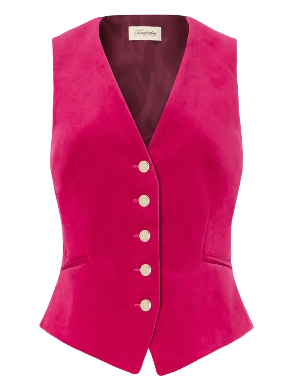 Бархатный жилет Temperley London, розовый
Бархатный жилет Temperley London, розовый