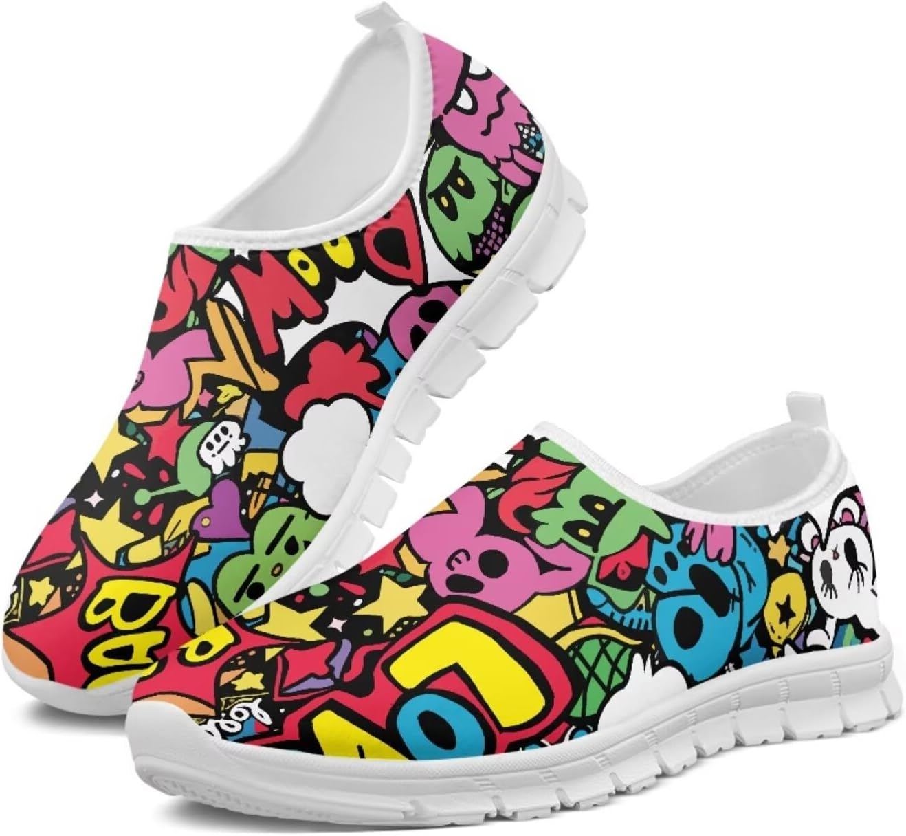 Мужские слипоны Twousenru, удобные лоферы, легкие повседневные широкие кроссовки из ткани для прогулок и путешествий, Cartoon Skulls
Мужские слипоны Twousenru, удобные лоферы, легкие повседневные широкие кроссовки из ткани для прогулок и путешествий, Cartoon Skulls