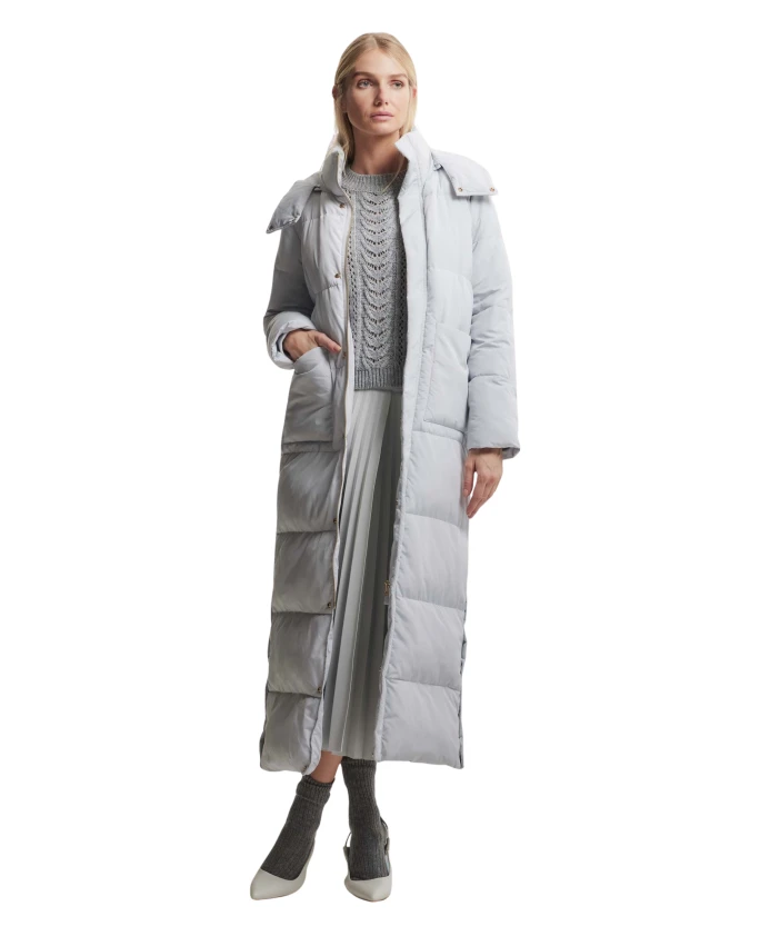 Стеганый пуховик со съемным капюшоном Kocca, серый
Стеганый пуховик со съемным капюшоном Kocca, серый