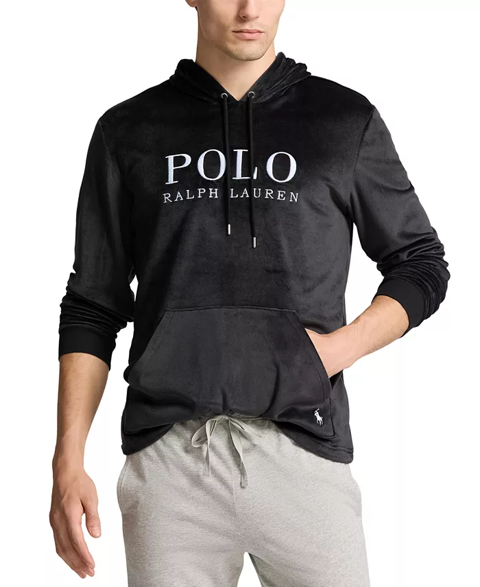 Мужская плюшевая велюровая пижама-худи с длинными рукавами Regular Fit Polo Ralph Lauren, черный
Мужская плюшевая велюровая пижама-худи с длинными рукавами Regular Fit Polo Ralph Lauren, черный