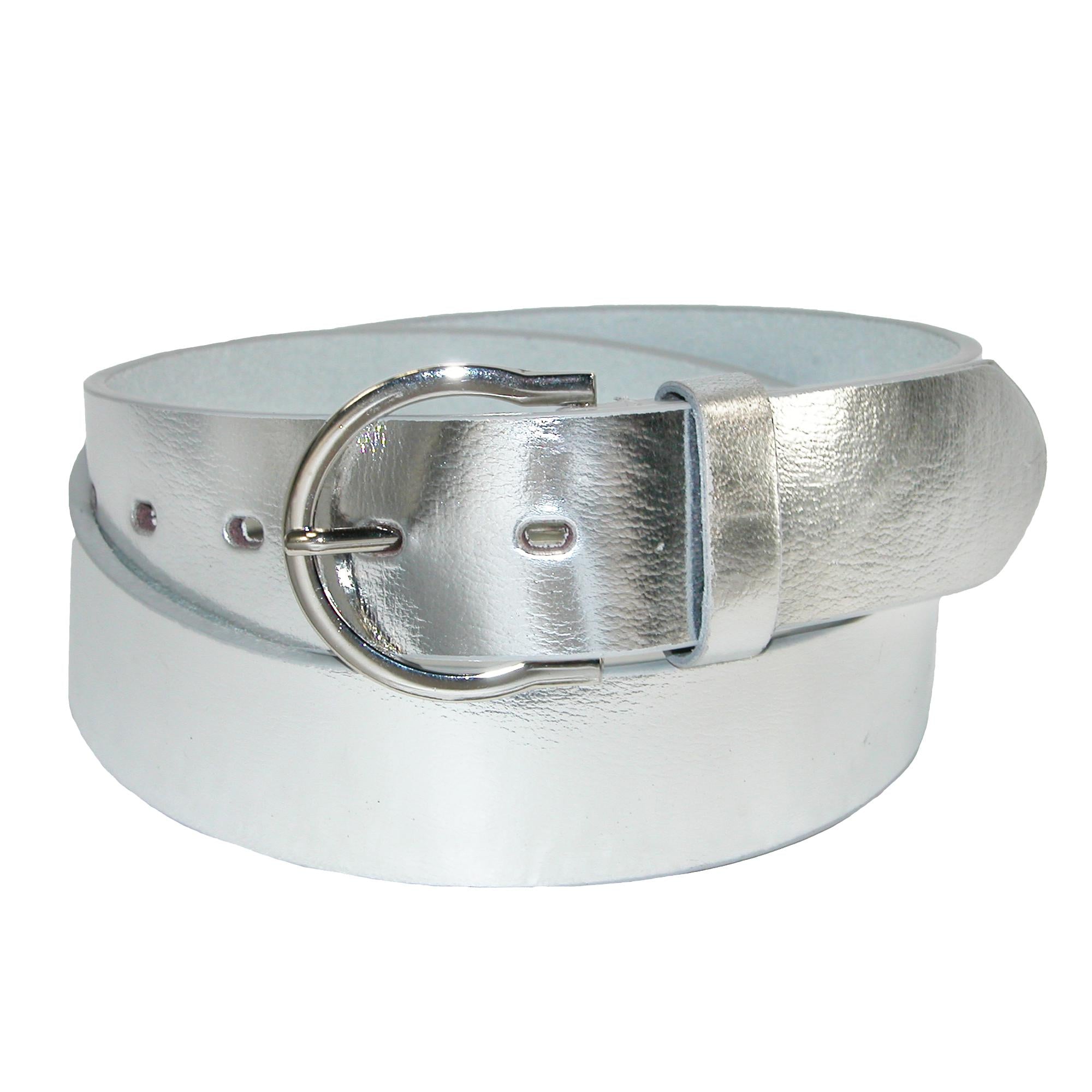 Женский базовый ремень для уздечки CTM, серебряный 
Женский базовый ремень для уздечки CTM, серебряный