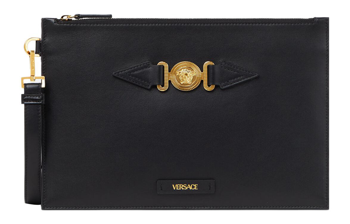 Кожаная сумка-клатч мужская черная VERSACE
Кожаная сумка-клатч мужская черная VERSACE