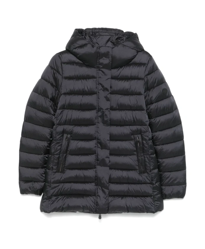 Блестящее водоотталкивающее пальто с капюшоном Save The Duck, черный
Блестящее водоотталкивающее пальто с капюшоном Save The Duck, черный