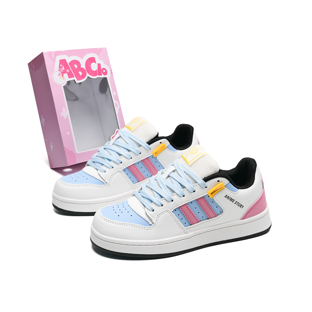 ABCIO Скользоустойчивые износостойкие низкие скейтбордные кроссовки Unisex розовый синий белый, цвет Pink Blue White
ABCIO Скользоустойчивые износостойкие низкие скейтбордные кроссовки Unisex розовый синий белый, цвет Pink Blue White