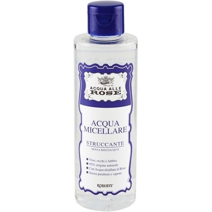 Бутылка мицеллярной воды Acqua Alle Rose 200мл, Roberts 
Бутылка мицеллярной воды Acqua Alle Rose 200мл, Roberts