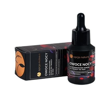 Ночная сыворотка для лица Fruit Of The Night 30 мл Opcja Natura
Ночная сыворотка для лица Fruit Of The Night 30 мл Opcja Natura