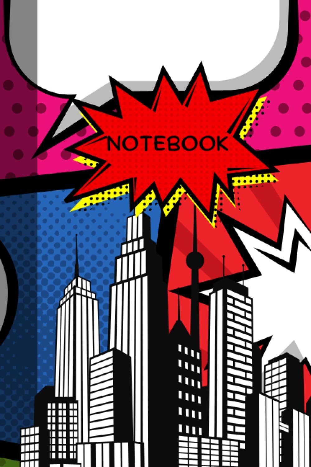A simple lined notebook with a comic inspired cover: ideal for creating a journal, a diary, research note & study notes (Independently published)
A simple lined notebook with a comic inspired cover: ideal for creating a journal, a diary, research note & study notes (Independently published)