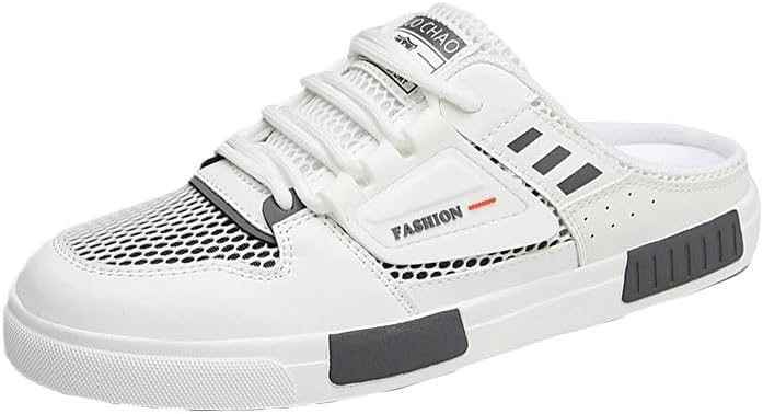 Мужские стильные шлепанцы с вырезами - удобная подошва из нескользящей резины, вентилируемый дышащий дизайн для повседневного комфорта - идеальная обувь для модников Fmshi, белый
Мужские стильные шлепанцы с вырезами - удобная подошва из нескользящей резины, вентилируемый дышащий дизайн для повседневного комфорта - идеальная обувь для модников Fmshi, белый