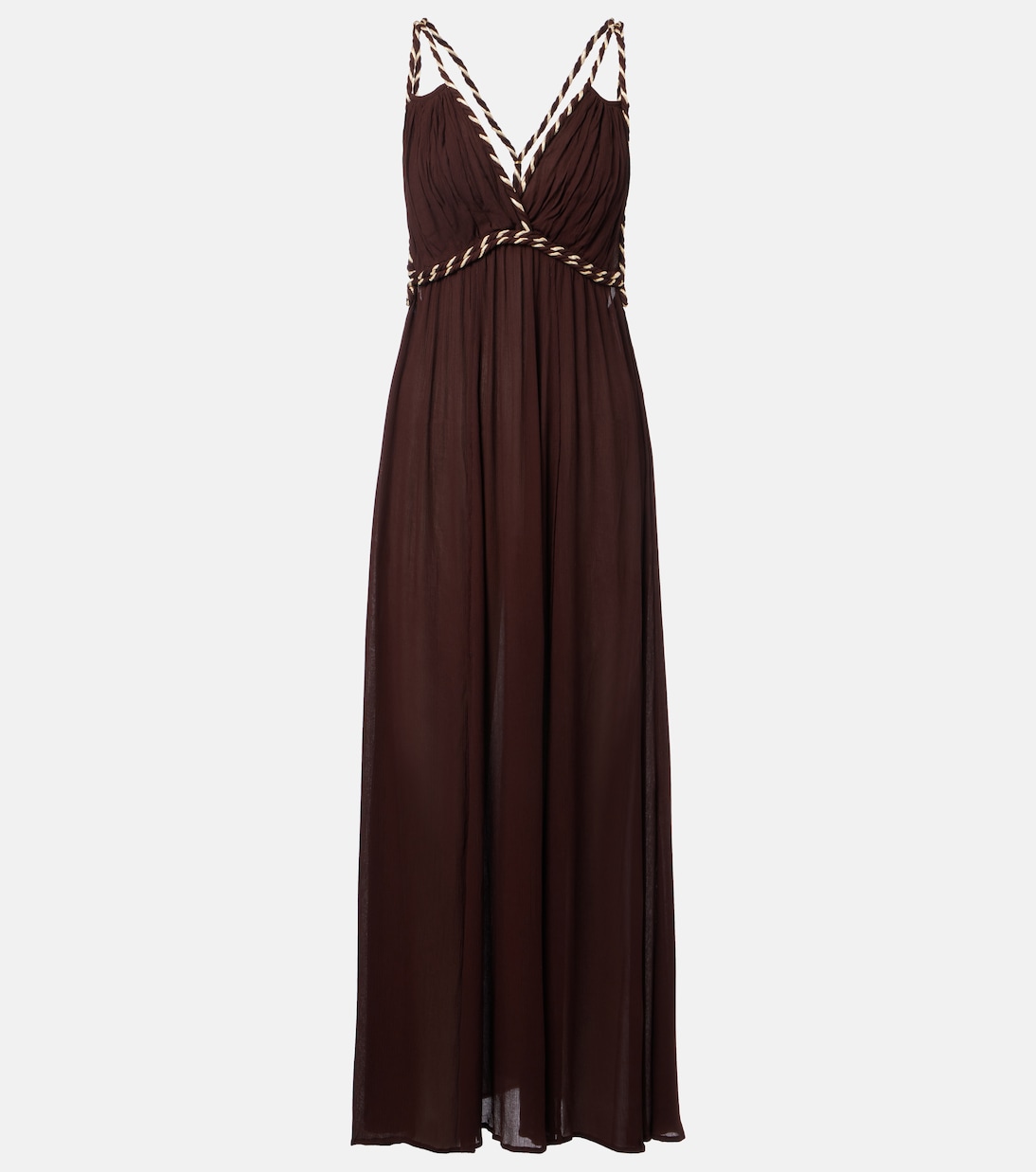Колетт макси-платье с открытой спиной Poupette St Barth, Choco Plain
Колетт макси-платье с открытой спиной Poupette St Barth, Choco Plain
