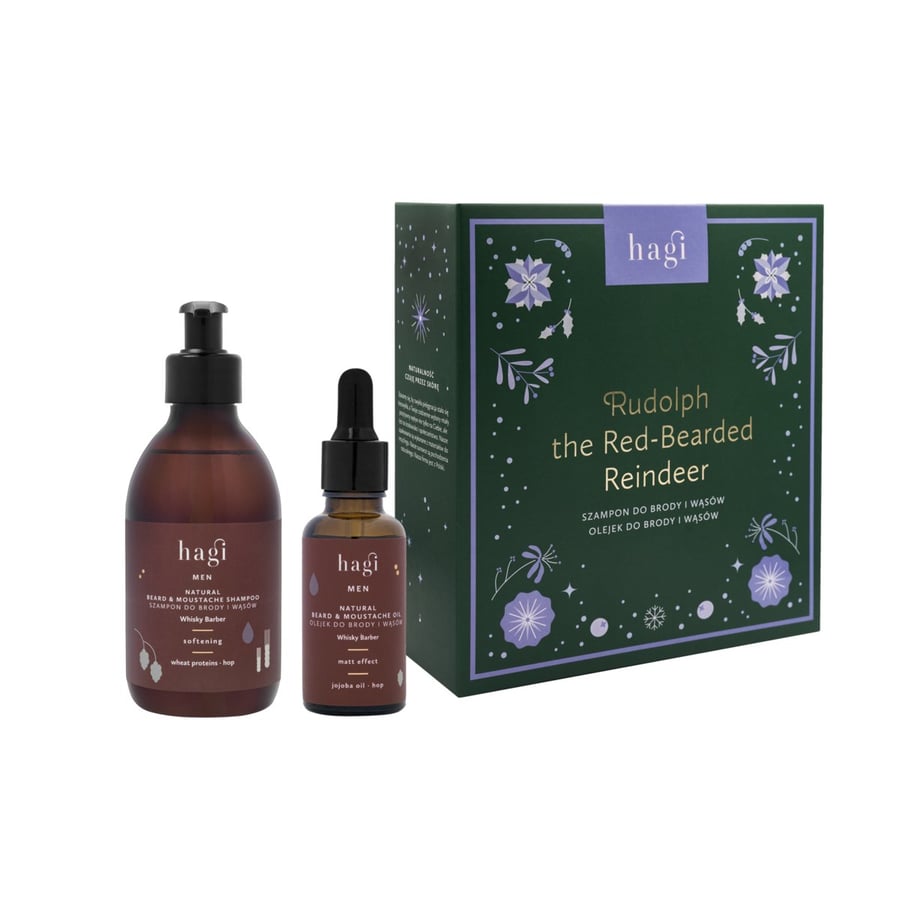 HAGI, Набор для парикмахера Whisky Rudolf The Red Beard Reindeer 2024, набор косметики, 2 предмета.
HAGI, Набор для парикмахера Whisky Rudolf The Red Beard Reindeer 2024, набор косметики, 2 предмета.