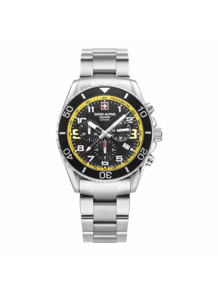 Swiss Alpine Military by Grovana Мужские аналоговые часы серебристого цвета
Swiss Alpine Military by Grovana Мужские аналоговые часы серебристого цвета