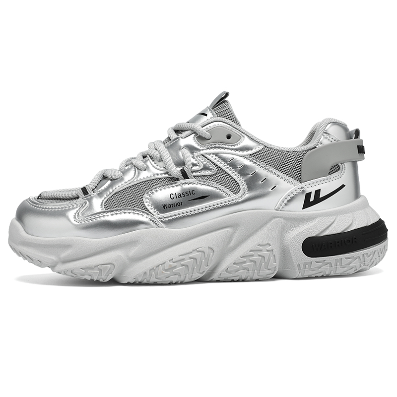 WARRIOR Серебристо-серые унисекс кроссовки низкие массивные износостойкие дышащие легкие, цвет Silver Gray
WARRIOR Серебристо-серые унисекс кроссовки низкие массивные износостойкие дышащие легкие, цвет Silver Gray
