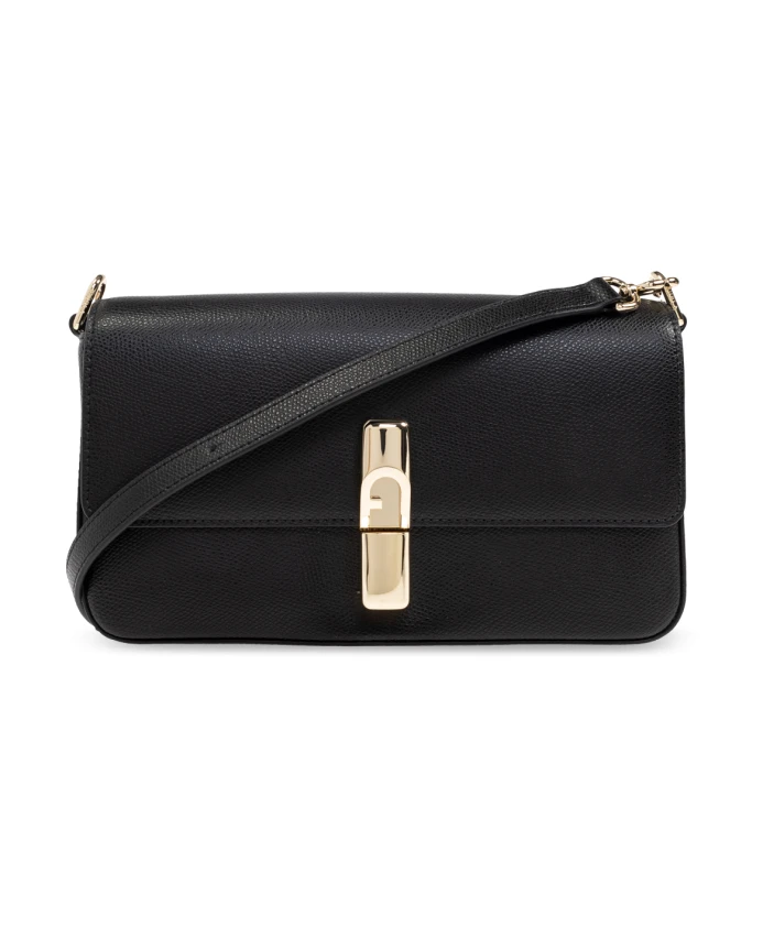 Маленькая иридная сумка через плечо Furla, черный
Маленькая иридная сумка через плечо Furla, черный