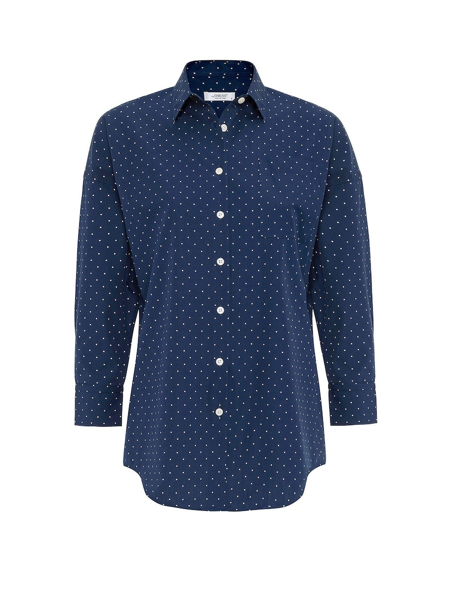 Рубашка на пуговицах классического кроя By Diess Collection, темно-синий
Рубашка на пуговицах классического кроя By Diess Collection, темно-синий