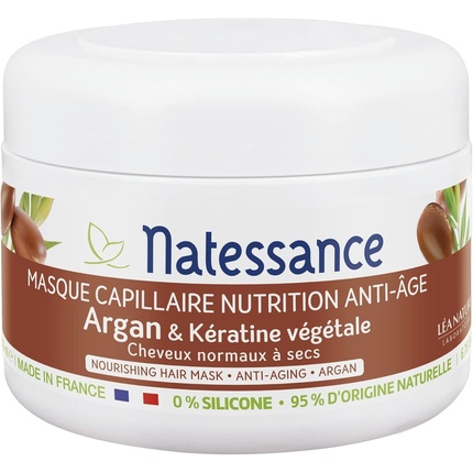 Маска для волос с аргановым маслом 200 мл Natessance
Маска для волос с аргановым маслом 200 мл Natessance