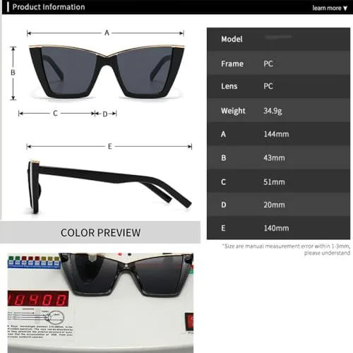 Модные солнцезащитные очки «кошачий глаз» для женщин и мужчин, винтажные очки, солнцезащитные очки UV400, трендовые солнцезащитные очки MTZJH, C7 Leopard Tea
Модные солнцезащитные очки «кошачий глаз» для женщин и мужчин, винтажные очки, солнцезащитные очки UV400, трендовые солнцезащитные очки MTZJH, C7 Leopard Tea