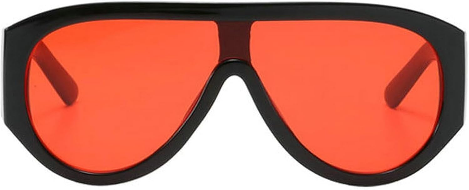 COTIA Модные солнцезащитные очки-пилот большого размера для женщин и мужчин, в стиле ретро с широкими дужками, модные квадратные, в стиле панк, солнцезащитные очки-очки, Red
COTIA Модные солнцезащитные очки-пилот большого размера для женщин и мужчин, в стиле ретро с широкими дужками, модные квадратные, в стиле панк, солнцезащитные очки-очки, Red