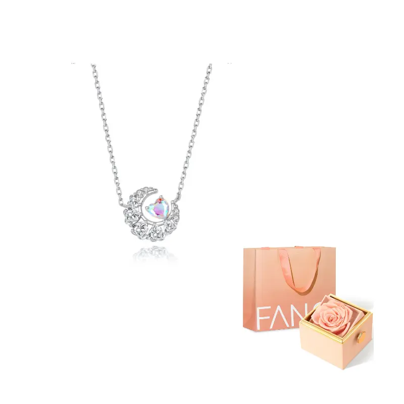 FANCI Кулон "Луна" из коллекции Dreamy Heart, серебро 925 пробы, с цирконами, для женщин
FANCI Кулон "Луна" из коллекции Dreamy Heart, серебро 925 пробы, с цирконами, для женщин