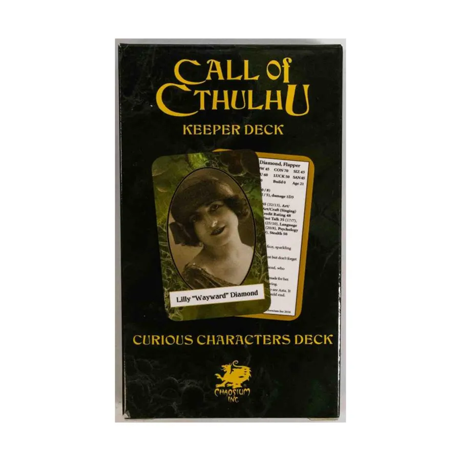 Колода «Зов Ктулху Хранителя» — только для колоды любопытных персонажей!, Call of Cthulhu (7th Edition) 
Колода «Зов Ктулху Хранителя» — только для колоды любопытных персонажей!, Call of Cthulhu (7th Edition)