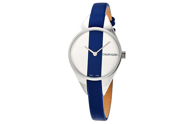 Calvin Klein Часы Rebel Collection Wrist Watch Quartz Movement Leather Watch Bands 29mm Silver Dial Women's Watch K8P231V6, Silver/Blue Dial 
Calvin Klein Часы Rebel Collection Wrist Watch Quartz Movement Leather Watch Bands 29mm Silver Dial Women's Watch K8P231V6, Silver/Blue Dial
