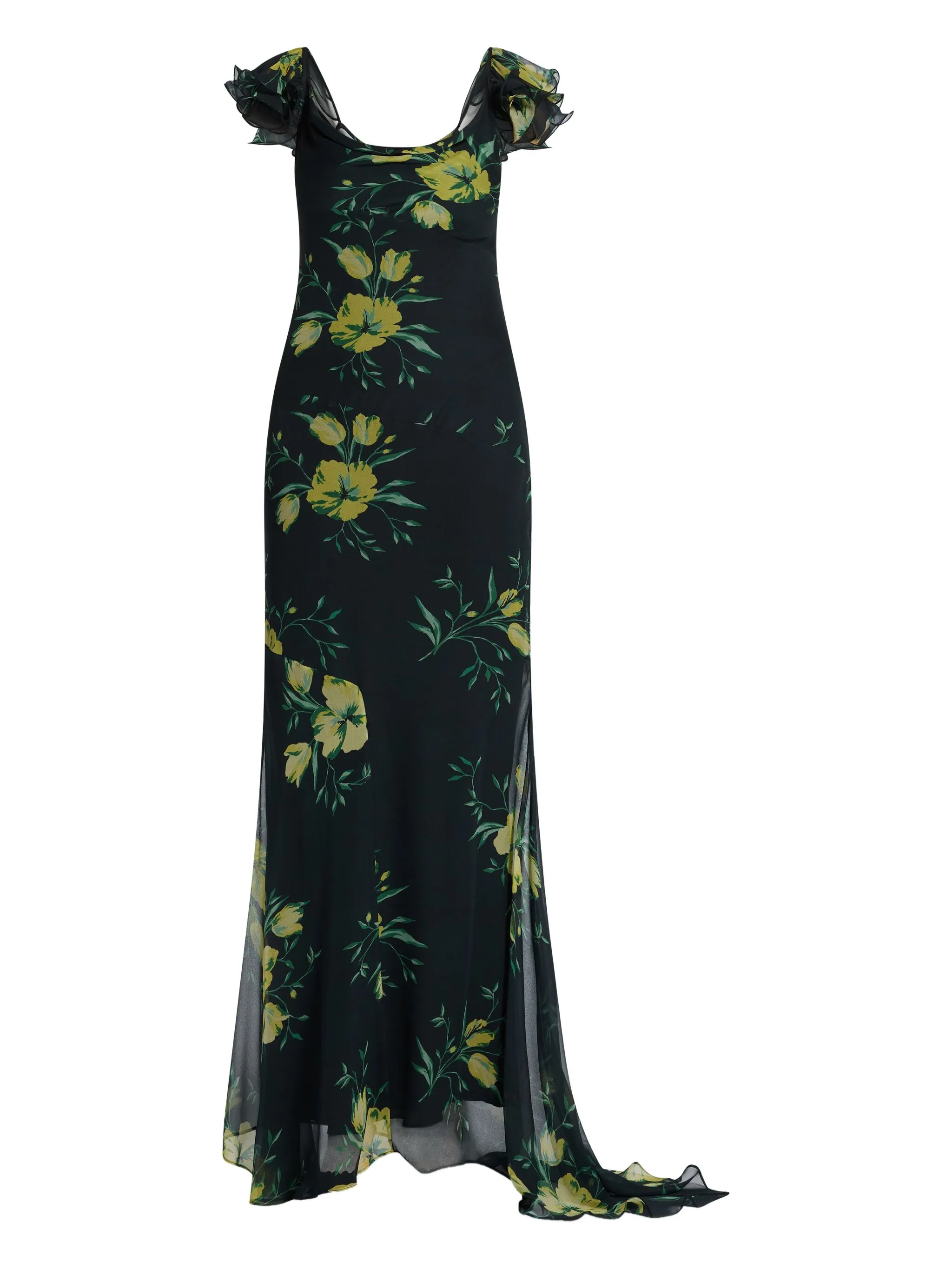 Платье с оборками и цветочным принтом De La Vali, черный
Платье с оборками и цветочным принтом De La Vali, черный