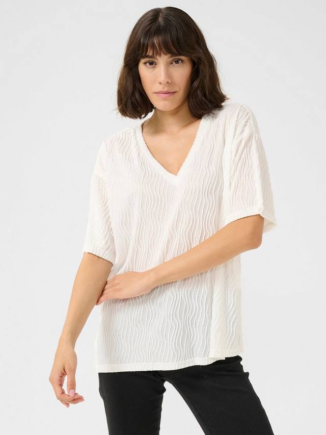 Gerit топ с V-образным вырезом KAFFE, Chalk
Gerit топ с V-образным вырезом KAFFE, Chalk