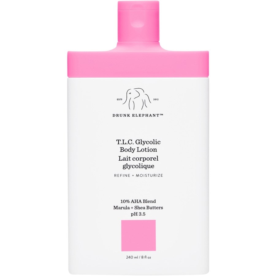 Лосьон для тела Drunk Elephant T.L.C. Glycolic Body Lotion, 240 ml
Лосьон для тела Drunk Elephant T.L.C. Glycolic Body Lotion, 240 ml